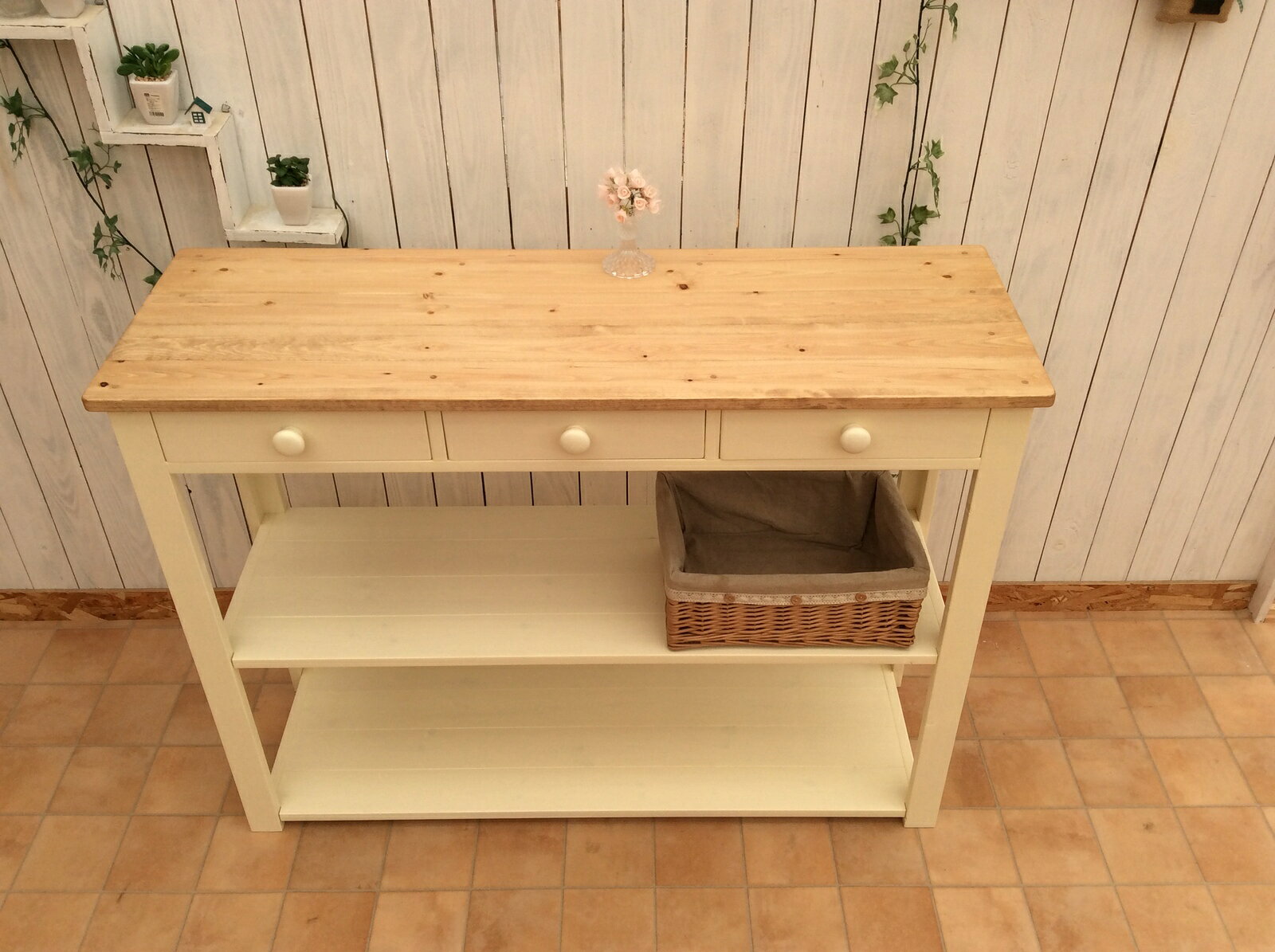 ◆Handmade◆カウンター*収納*キッチン*リネン*作業台*引出付◆ お部屋のスペースに合...