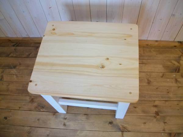 ♪Handmade*スツール*椅子*ミシン*机*PC*ナチュラル*レトロ♪お部屋のスペースに合わせたオリジナルオーダー可能です。お問い合わせください^^ [3]