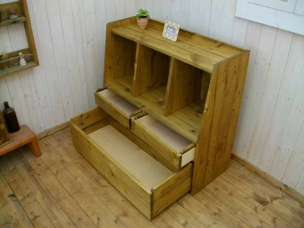 *マガジンラック☆本棚☆絵本☆収納☆おもちゃ箱付*Handmade♪お部屋のスペースに合わせ...