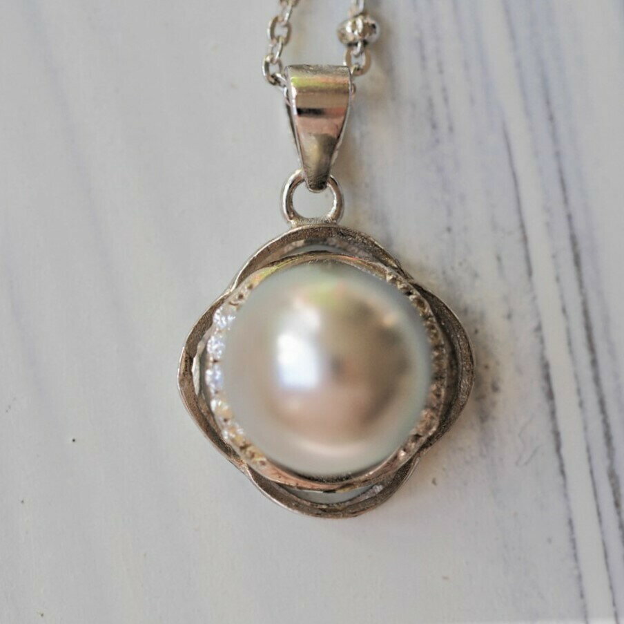 Rakuten - 南洋真珠　SV　ネックレス　鑑別書付