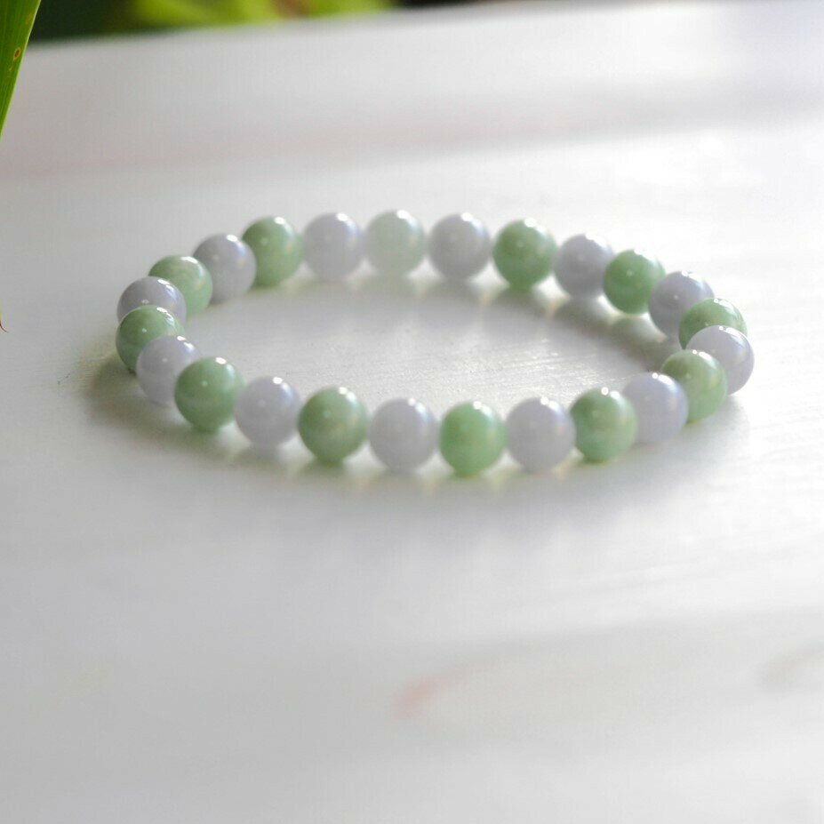 翡翠ブレスレット天然無処理ヒスイ