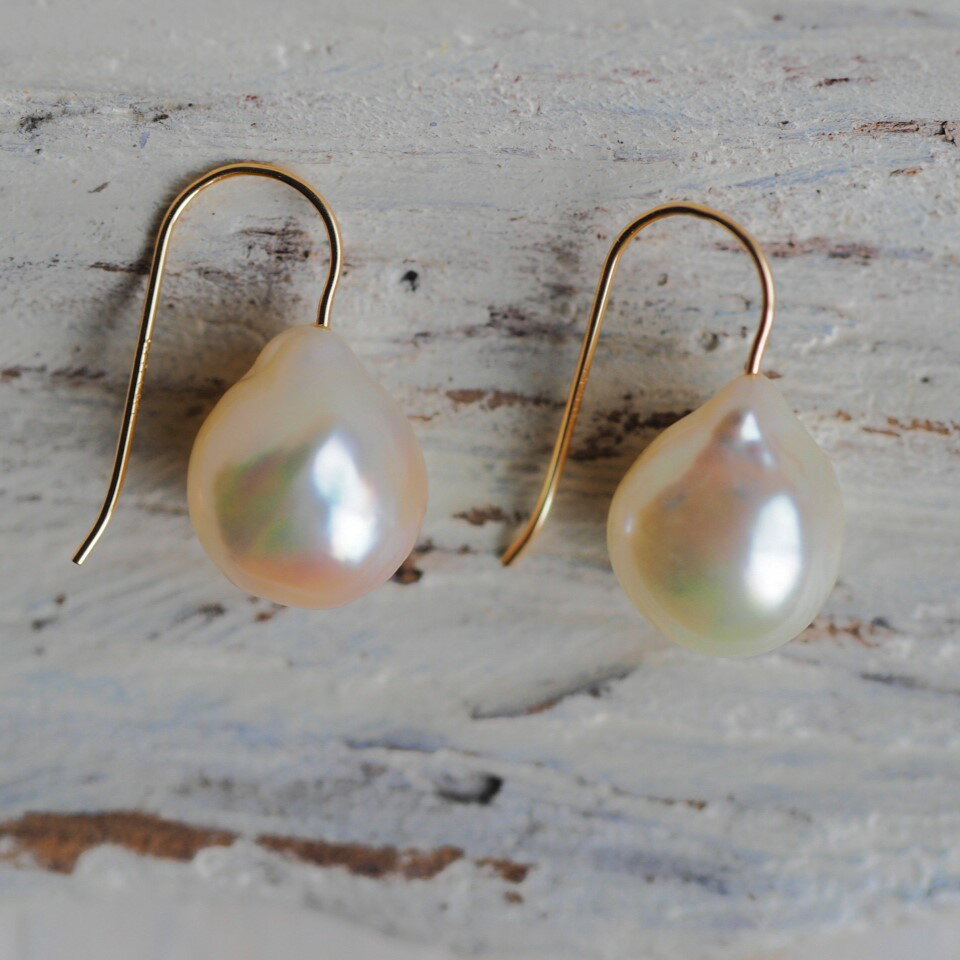 Rakuten - 天然アコヤパール　K14GF　ピアス