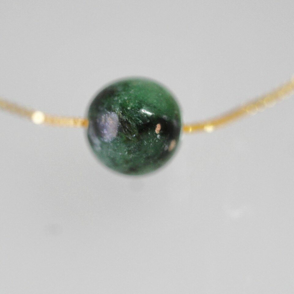 糸魚川翡翠　SV　ブレスレット　セミラウンド