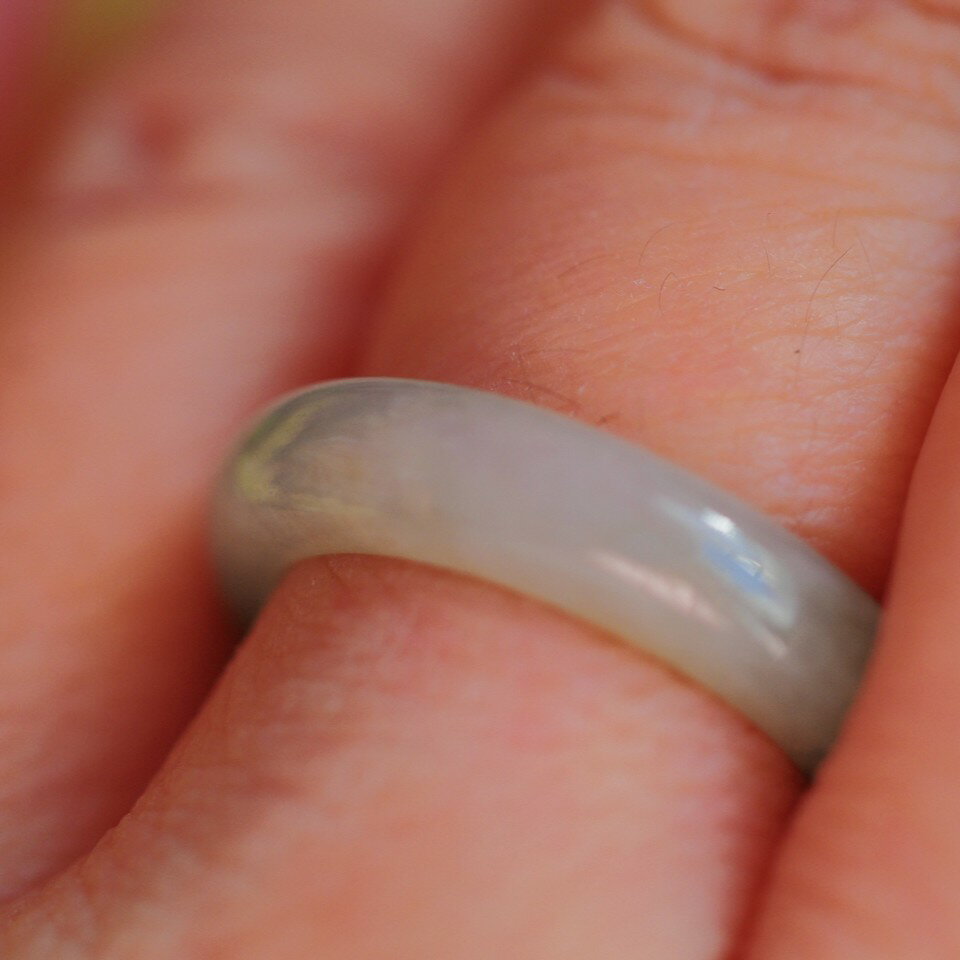 天然翡翠リング13.5号天然無処理...