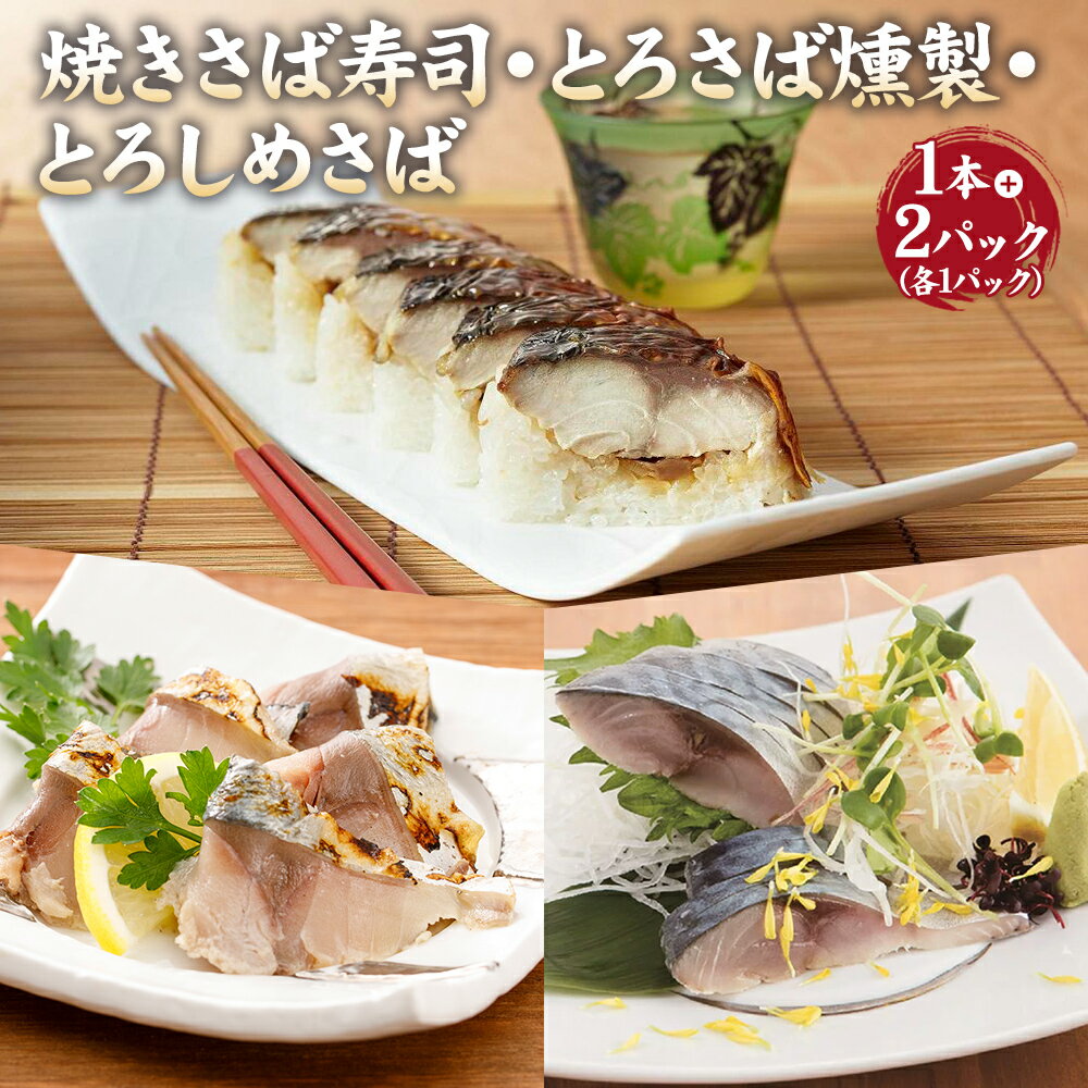 ＜送料無料＞「とろさば料理専門店 鯖や SABAR（サバー）」極み冷凍：【焼きさば寿司・とろさば燻製・とろしめさば】のサムネイル