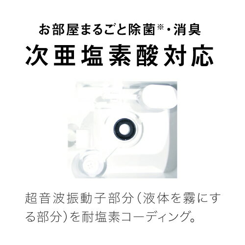 超音波加湿器 次亜塩素酸水 対応 空間噴霧推奨 加湿器 除菌 大容量 手軽に付着菌除菌 4L 卓上 上部給水方式 2個購入でジアニスト 2.5L付 ウイルス対策 次亜塩素酸 加湿器 アロマ アロマディフューザー 利用可 【大量入荷の実現 お得価格で販売中】