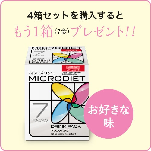 サニーヘルス マイクロダイエット MICRODIETドリンクタイプ 7食お好きな味4箱セットさらに1箱プレゼント【置き換え/カロリー/ ドリンクタイプ】[ 送料無料 ]【オススメ】