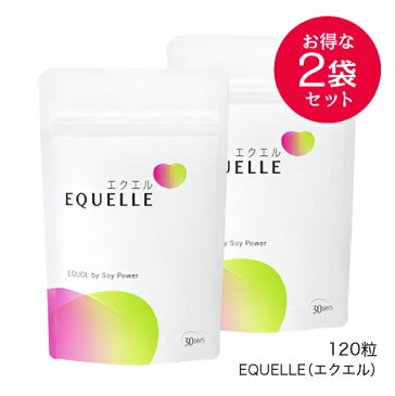 エクエル パウチ 120粒 × 2袋 大塚製薬 【即〜3営業日出荷】 送料無料 2個セット エクオール 大豆イソフラボン サプリ EQUELLE【正規品】【メール便】