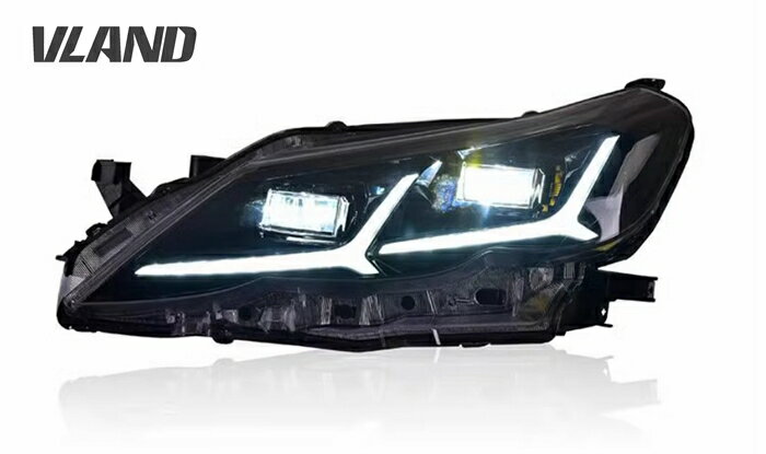 VLAND 流れるウィンカー搭載 マークx 130系　ヘッドライト　オープニング機能付