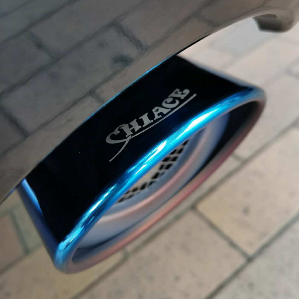 ハイエース現行 マフラーカッター マフラー 200系専用 レジアスエース 1 2 3 4 5 6 7 8型適合 オールステンレス チタンカラー メッキ オリジナルロゴ love hiace