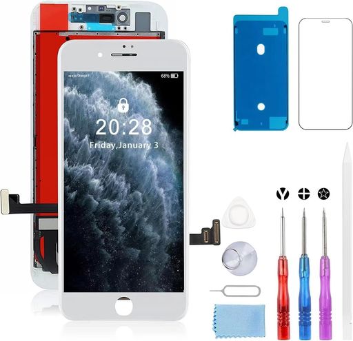 BeefixforiPhone7液晶パネル-4.7インチLCD画面交換フロントパネルタッチパネル修理スクリーンフロントガラス修理パーツデジタイザ修理工具+画面保護フィルム付き