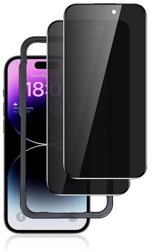 ɻ 쥢IPHONE 15 PRO MAX ѥ饹ե2/դ 9H 饹 ...