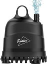 PiDiEn水中ポンプ水槽排水ポンププール水抜きポンプポンプ給水水換え循環ポンプ底部入水式吐出量900L/H最大揚程1.5M電力15W静音設計吐出量調整可能風呂清水海水池水族館給水水耕栽培池水…