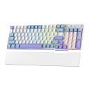 RKROYALKLUDGERK96RGB限定版、90%96キーワイヤレス3モードBT5.0/2.4G/USB-Cホットスワップ可能メカニカルキーボード、リストレスト付き、ボリュームコントロール、ソフトウェア、大容量バッテリー…