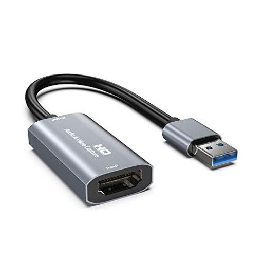 2021放熱 CHILISON HDMI キャプチャーボード ゲームキャプチャー USB3.0 ビデオキャプチャカード 1080P60HZ ゲーム実況生配信、画面共有、録画、ライブ会議に適用 小型軽量 NINTENDO SWITCH、PS5、OBS
