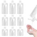 RICISUNGトラベル液体個包装トラベルボトル詰め替え容器袋入り(9個30ml50ml100ml)小分けボトル漏れ防止デザイン詰め替えボトル出張旅行用クリーム化粧水収納旅行ボトル透明
