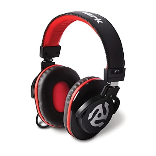 Numark密閉型ポータブル・モニタリング・DJヘッドホン40mmドライバー搭載ソフトレザー・イヤーパッド3mケーブル(ストレート)搭載HF175ブラック&レッド Numark密閉型ポータブル・モニタリング・DJヘッドホン40mmドライバー搭載ソフトレザー・イヤーパッド3mケーブル(ストレート)搭載HF175ブラック&レッド
