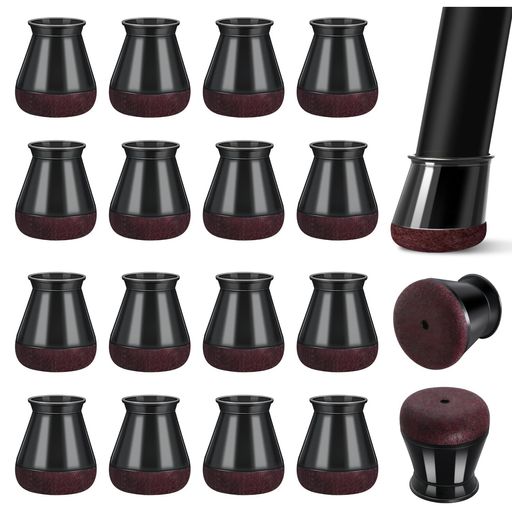 椅子脚カバー椅子の足キャップイス脚カバーシリコン家具足傷防止防音細い丸脚四角脚兼用傾斜した足適用..