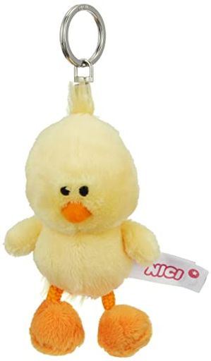 NICI(ニキ) キーホルダー ヒヨコ 10cm 動物 ドイツ ぬいぐるみ キーリング BB 3089146 イエロー