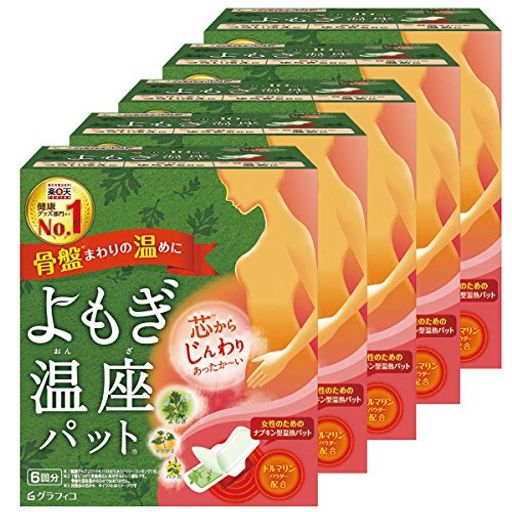 優月美人 よもぎ温座パット 30個入り (6個入り X 5) 優月美人 よもぎ温座パット 30個入り (6個入り X 5)