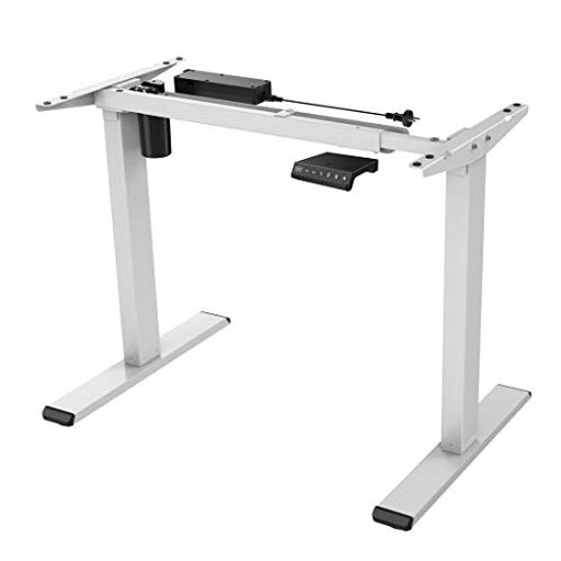 FLEXISPOT 電動式スタンディングデスク(幅120×奥行60メモリー機能付き) 昇降デスク 高さ調節デスク パソコンデスク 人間工学 ゲーミングデスク EF1 セット (天板なし 足(白)) FLEXISPOT 電動式スタンディングデスク(幅120×奥行60メモリー機能付き) 昇降デスク 高さ調節デスク パソコンデスク 人間工学 ゲーミングデスク EF1 セット (天板なし 足(白))