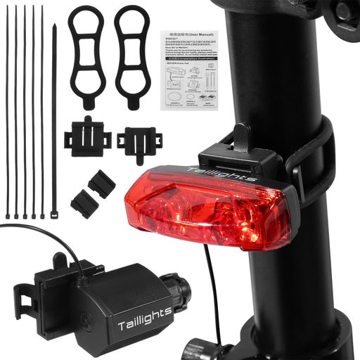 LIOOBO自転車テールライト自転車リアライトLED自転車テールライト夜間走行自転車リフレクター自転車ラ..