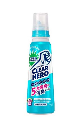 ワイドハイターCLEARHERO(クリアヒーロー)消臭ジェルフレッシュグリーン本体570ml