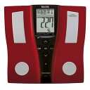 タニタ 体組成計 BC-210-RD(レッド) 乗るピタ機能で簡単測定