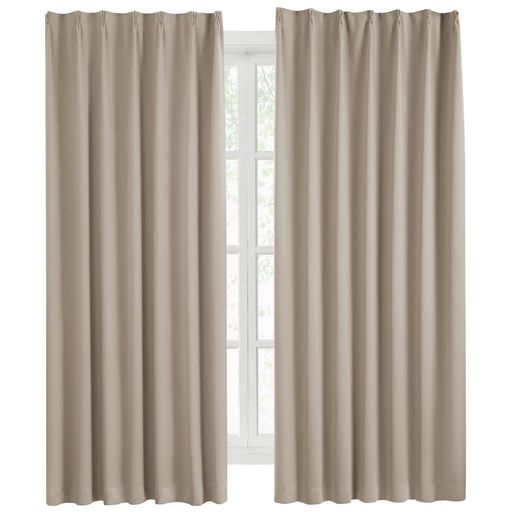 Hansleepカーテン1級遮光2枚組幅100cm丈110cmカーキ断熱防寒防音省エネ厚手無地おしゃれ洗えるリビング用(カーキ幅100cmx丈110cm)(2)