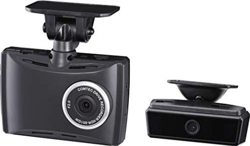 コムテック 車用 前方+車内2カメラ ドライブレコーダー HDR-951GW 200/100万画素 FULL HD ノイズ対策済 夜間画像補正 LED信号対応 専用MICROSD(16GB)付 3年保証 Gセンサー GPS 駐車監視/安全運転支援機能付