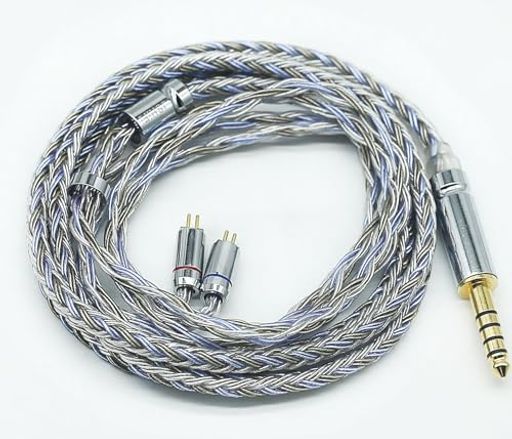 【音質向上 】銀メッキ線を使用することで、低域はより深みを増し、 中高域は更なる解像感と全体の整ったバランスの向上を獲得します 【高音質】信号伝送ロスを最小限に抑え音の劣化を少なく、音の広がりや奥行き感を向上。 【柔らかくて装着感良好 】柔らかくしなやかな素材が使用されているため取り回しは良好、後々ケーブルに巻き癖が付いたりといった心配もしない。 超軽量でも耐久性を確保。イヤフォンケーブルには長期使用に耐える。 【バリエーション揃い】2Pin、MMCX、QDC各端子の2.5mm、3.5mm、4.4mmプラグもの揃い、幅広い機種のアップグレードできます。