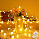 COOLBOTANGフェアリーライト6M40個電飾ledイルミネーション電池式ストリングライトクリスマス飾りツリー電池式飾り新年LEDライト防水結婚式ハロウィンキャンプ用庭対応誕生日パーティー(電…