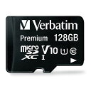 Verbatimバーベイタム128GBUHS-ImicroSDXCカードフルHD高速ビデオSDアダプター付く(最大読出スピード:300X-45MB/s)(2)