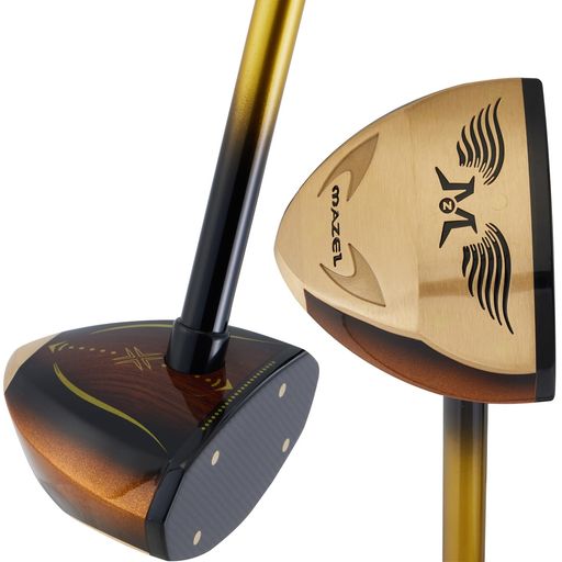 MAZEL(マゼル)パークゴルフクラブ右打者用男女兼用練習用85cm(黄)