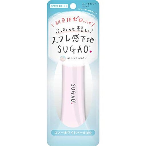 スガオ(SUGAO)SUGAOスノーホイップクリームBBクリームピンクホワイト25グラム(x1)