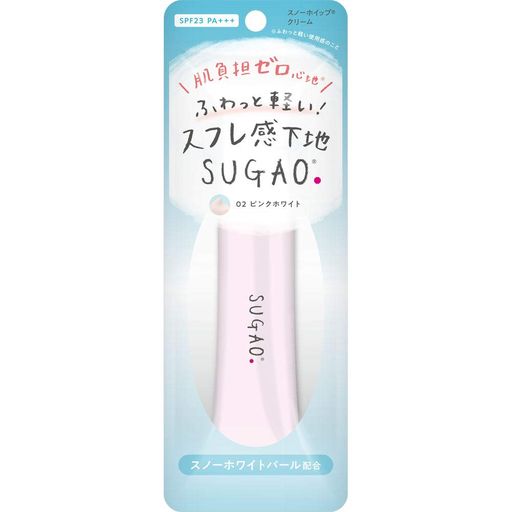 スガオ(SUGAO) SUGAO スノーホイップクリーム BBクリーム ピンクホワイト 25グラム (x 1)