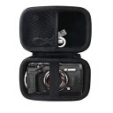 OLYMPUS(オリンパス)ToughTG-7/TG-6/TG-5/TG-4デジタルカメラ専用収納ケース-WERJIA(storagecase-Black)