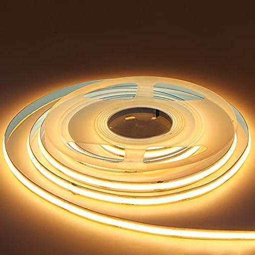 DC12V、LED数:(320LED/m)、発光色:電球色。低圧直流12Vで、使用上は非常に安全。やわらかテープ仕様なので平面、曲面も自由自在です。接続方法はカンタンです!プラスとマイナスを接続するだけで使用できます。 健康と環境保護:COBLEDテープライトにはCOB発光面があり、光は均一で柔らかく、効果が優れています。快適で柔らかく、肌や目に無害。発色指数が高くて、照明効果がいいです。紫外線や赤外線、水銀、鉛などの重金属を含まず、環境にやさしいです。 エネルギー効率:単色ライトストリップとは異なり、この単色シリーズのLEDテープライトはよりエネルギー効率に優れています。それは25000時間以上の寿命と調光可能で耐久性があります。光の減衰率は1000時間後に3%未満になり、光の減衰率は3500時間後に30%未満になります お好きな長さにカット可能なので、取り付けたい場所にあわせて使用できます。(※切断後のテープを使用するためには別途半田ごて等が必要です。)広くアプリケーション室内装飾に適しています。