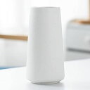 花瓶フラワーベース花器セラミックホワイトブラックおしゃれ北欧陶器生け花インテリア家の装飾(ホワィト-大きい(高さ:22cm))