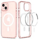SPIGENIPHONE13ケースMAGSAFE対応耐衝撃マグネット搭載2重構造米軍MIL規格取得すり傷防止黄変防止ワイヤレス充電対応ウルトラ・ハイブリッドマグACS03530(ローズ・クリスタル)