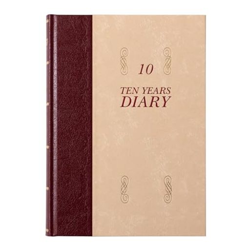 アピカ日記帳10年日記横書きB5日付け表示ありD313