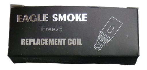 電子タバコイーグルスモーク交換用別売コイルEAGLESMOKEiFree251.0Ωコイル5P90190200