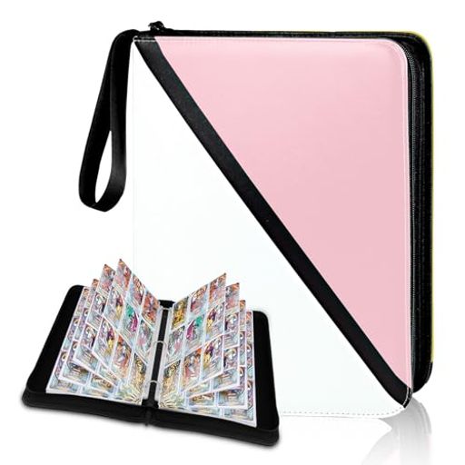 YoKiStarカードファイル9ポケットトレカファイル大容量900枚収納可能防水PU素材カード収納カードバイン..