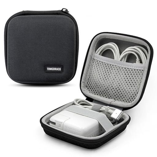 楽天VlookupStore 楽天市場店TOMGDRACO FOR MACBOOK AIR/PRO用 バッテリー収納ケース USB用収納ポーチバッグ 電源コード ケーブル、イヤホンアクセサリーの保管ケース ガジェットポーチ トラベルポーチ PC小物入れポーチポーチ 小さめ ミニポーチ EVA