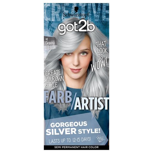 シュワルツコフ(schwarzkopf) got2b ゴットゥービーカラークリーム グラニーシルバー Schwarzkopf(シュワルツコフ) ヘアコンディショナー・手袋付き 1個 (x 1) 医薬部外品