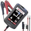 LEICESTERCNL LST 6Vと12V用バッテリー充電器 チャージャー 不良バッテリー識別 72時間充電保護 トリクルチャージ 5-40AH用 自動車&...