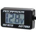 デイトナ(Daytona)AQUAPROVA(アクアプローバ)バイク用電圧計デジタル防水バックライトコンパクトボルトメーター92386
