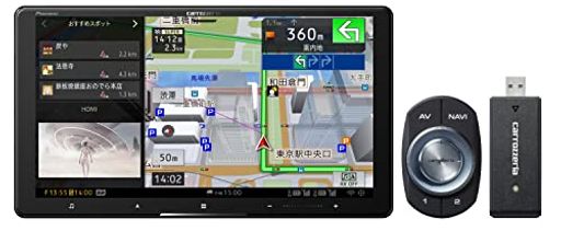 パイオニア カーナビ カロッツェリア サイバーナビ 9型 AVIC-CQ912-DC 無料地図更新/フルセグ/BLUETOOTH/WI-FI/DVD/CD/SD/USB/ハイレゾ/HD画質 ネットワークスティックセット