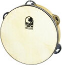 【TOCA】7-1/2”SingleJingleRowWoodTambourineWithHeadT1075H