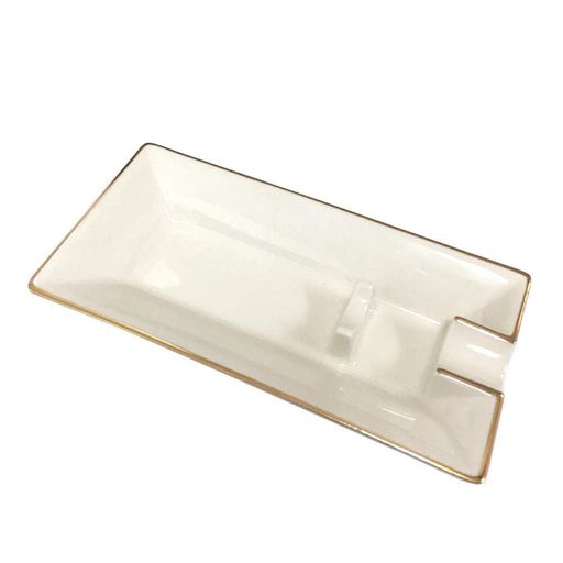 【葉巻用品】Rolandローランドシガー灰皿ホワイト白陶器製